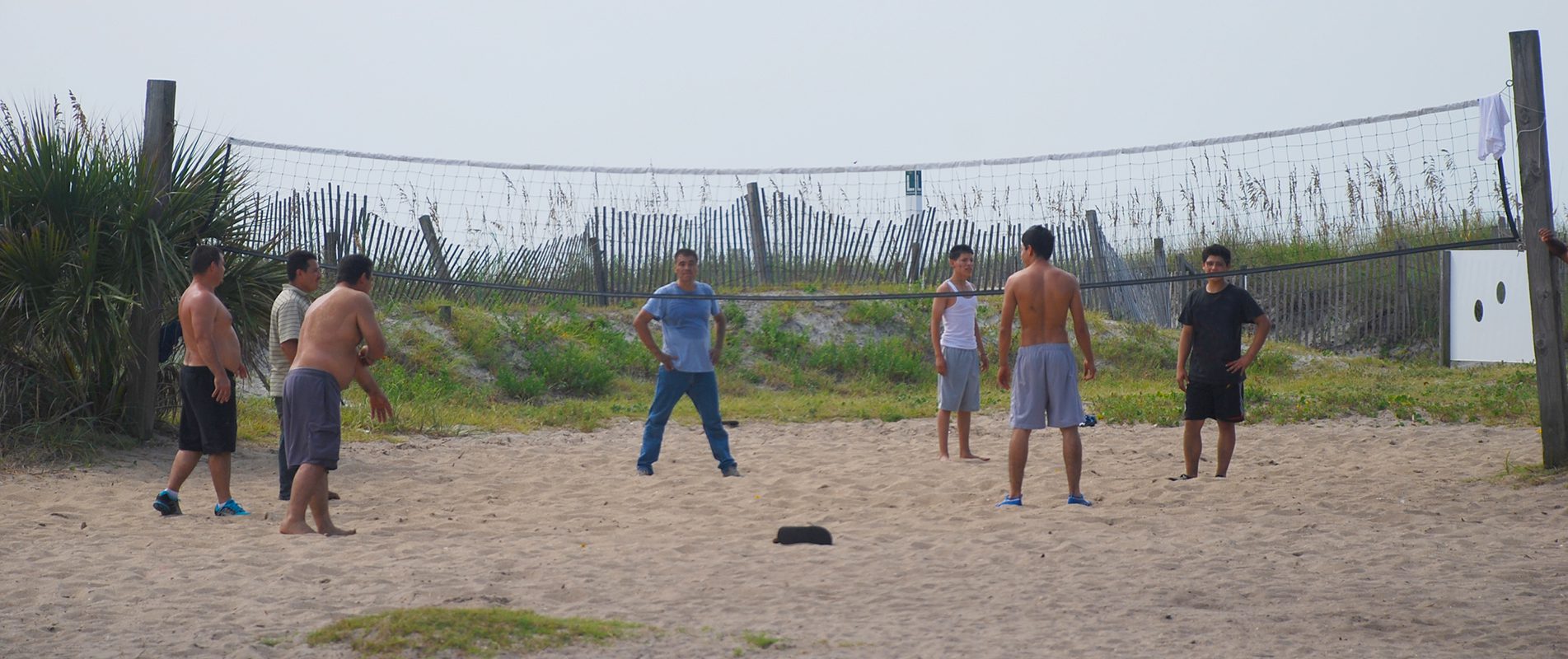 Oceanfront Volleyball Court